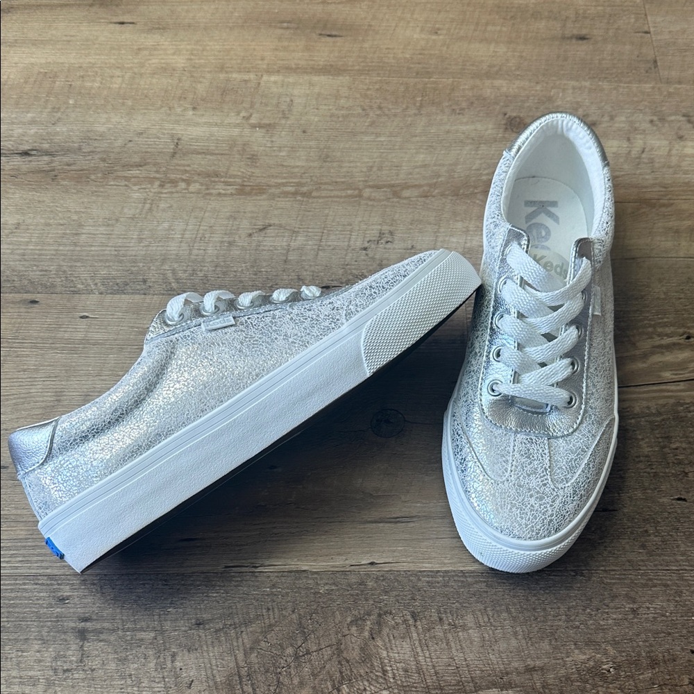 Keds Shimmering Silver Sneakers
